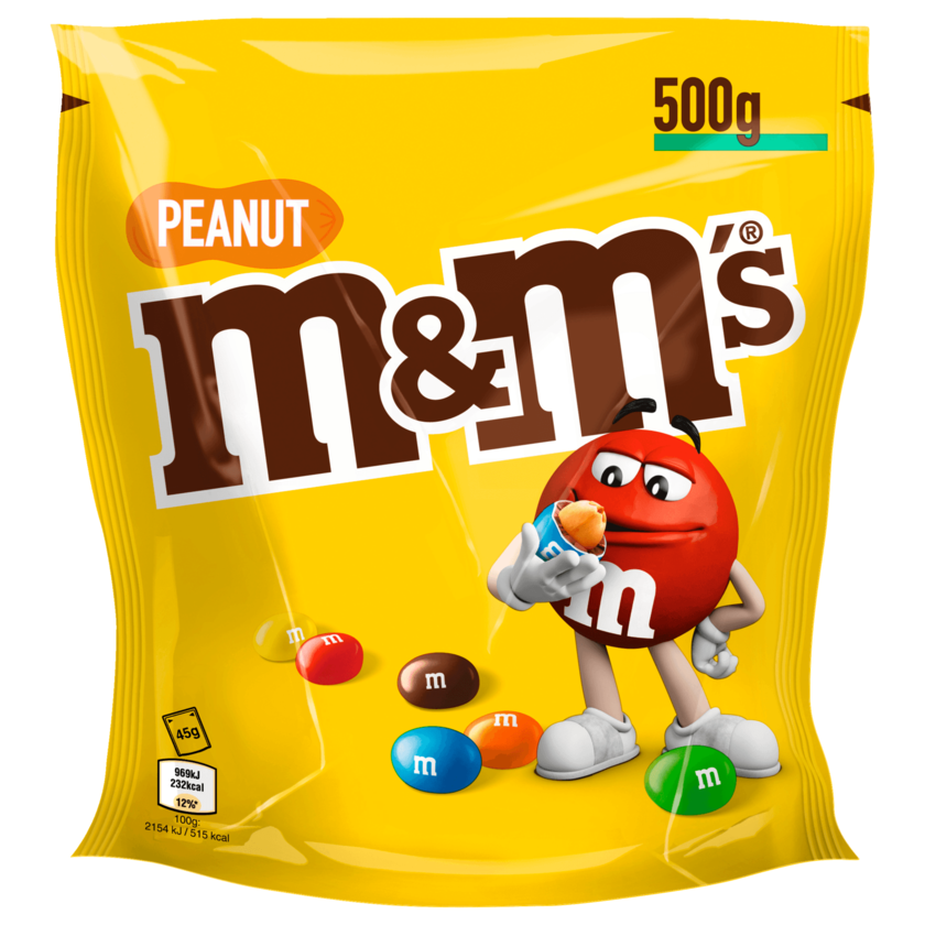 M&M's Peanut Schokobonbons 500g